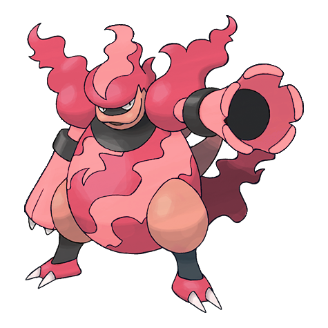 Magmortar shiny artwork