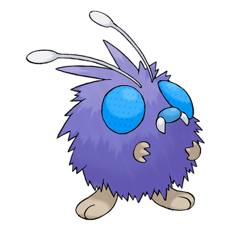 Venonat shiny artwork