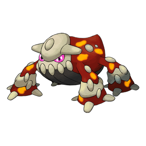 Heatran shiny artwork