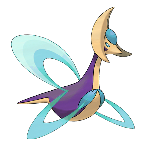 Cresselia shiny artwork