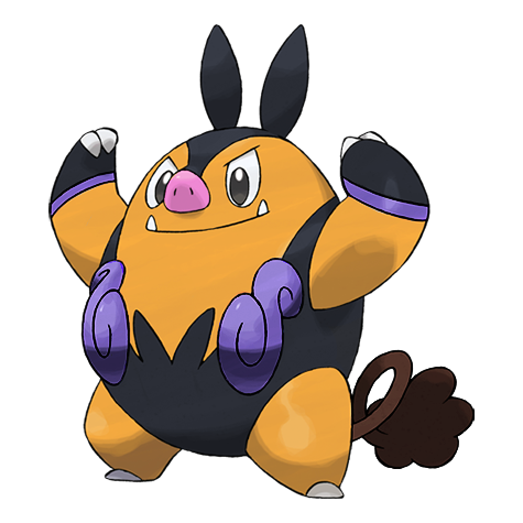 Pignite shiny artwork