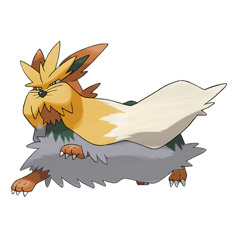 Stoutland shiny artwork