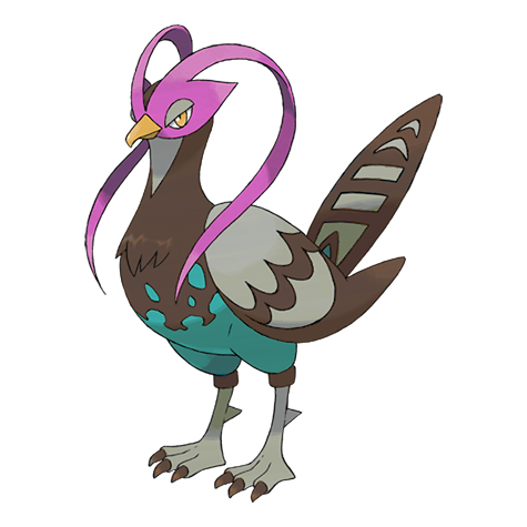 Unfezant shiny artwork