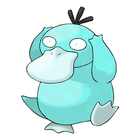 Psyduck shiny artwork