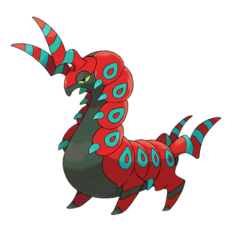 Scolipede shiny artwork