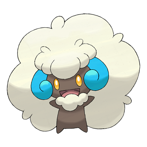 Whimsicott shiny artwork
