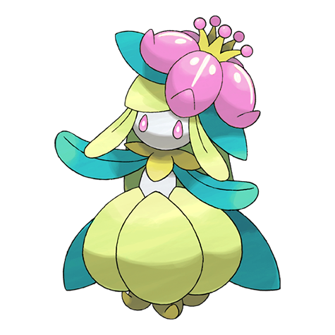 Lilligant shiny artwork
