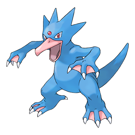 Golduck shiny artwork
