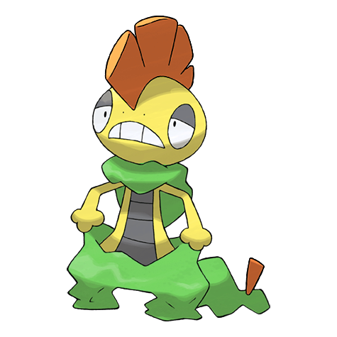 Scrafty shiny artwork