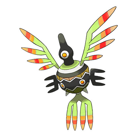 Sigilyph shiny artwork