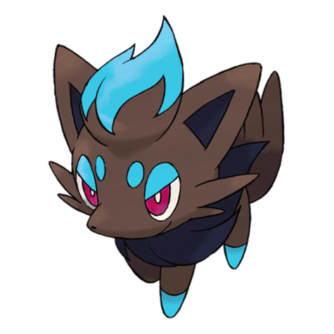 Zorua shiny artwork