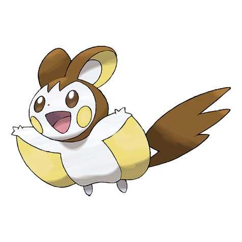 Emolga shiny artwork