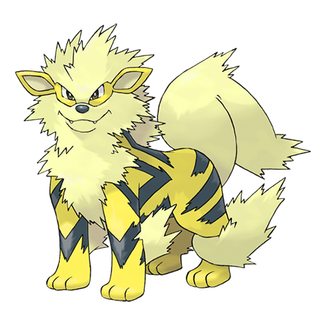 Arcanine shiny artwork