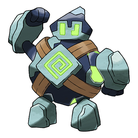 Golett shiny artwork