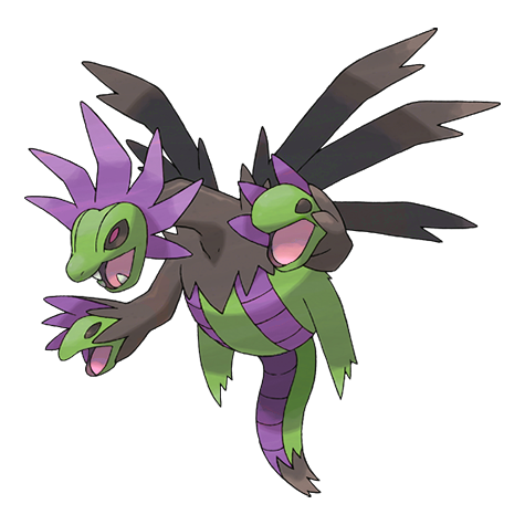 Hydreigon shiny artwork
