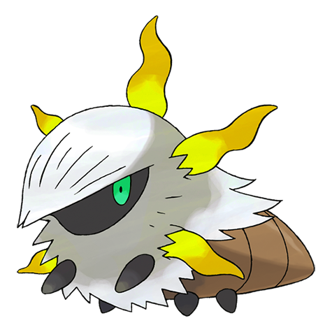 Larvesta shiny artwork