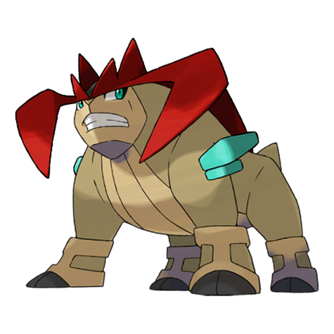 Terrakion shiny artwork