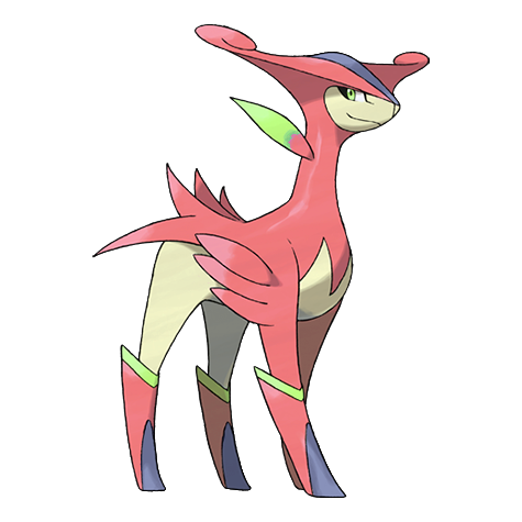Virizion shiny artwork