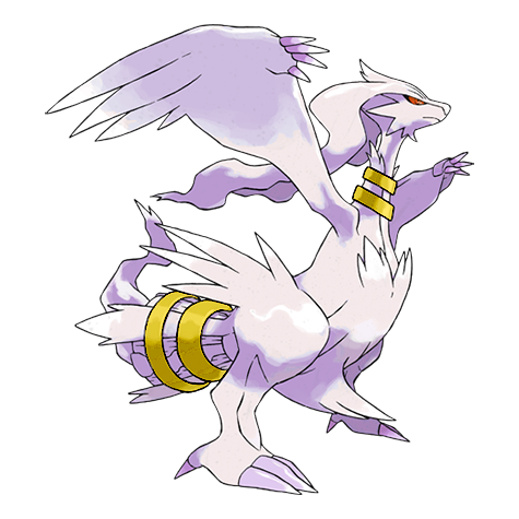 Reshiram shiny artwork