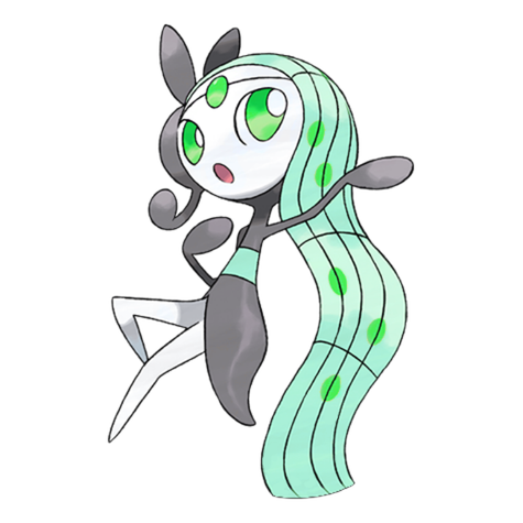 Meloetta shiny artwork