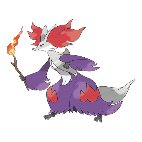 Delphox shiny artwork