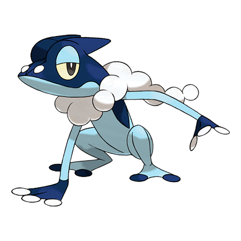 Frogadier shiny artwork