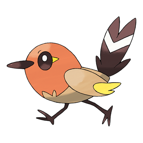 Fletchling shiny artwork
