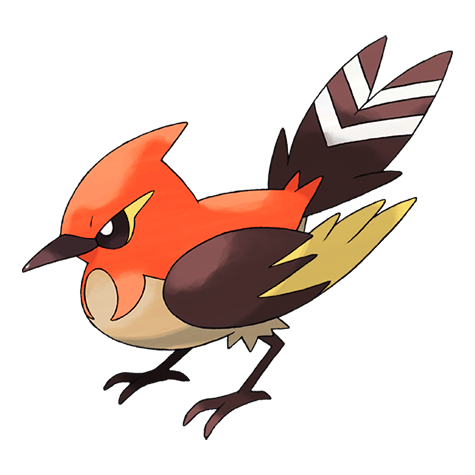 Fletchinder shiny artwork