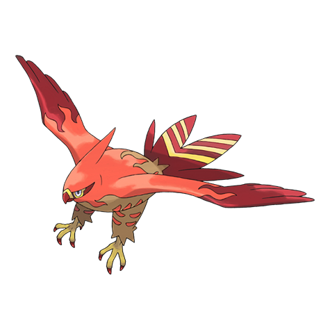 Talonflame shiny artwork