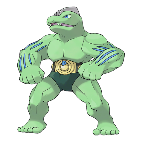 Machoke shiny artwork