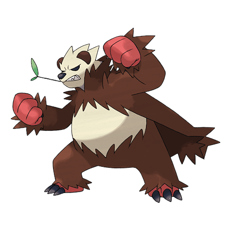 Pangoro shiny artwork