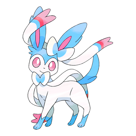 Sylveon shiny artwork