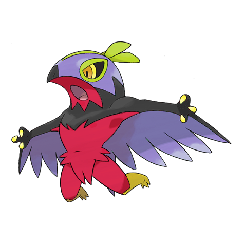 Hawlucha shiny artwork