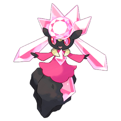 Diancie shiny artwork
