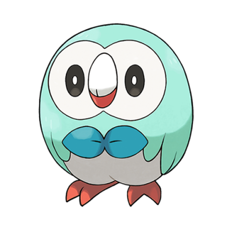 Rowlet shiny artwork