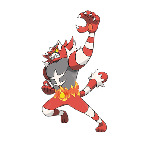 Incineroar shiny artwork
