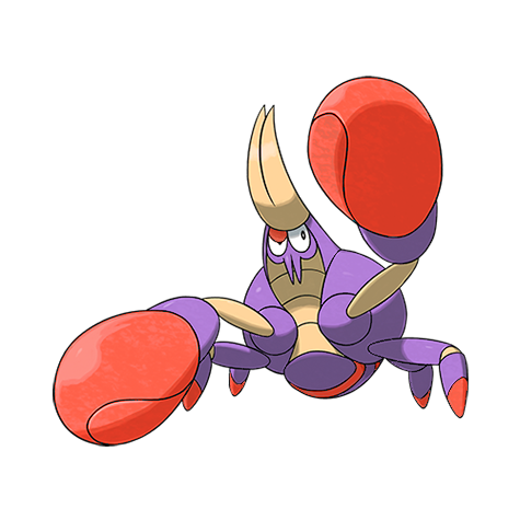 Crabrawler shiny artwork