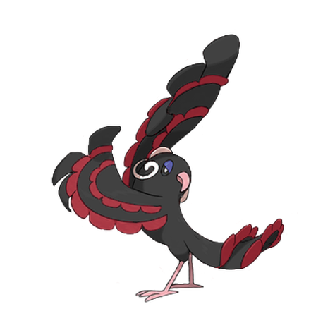 Oricorio shiny artwork