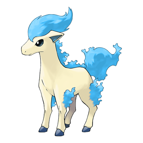 Ponyta shiny artwork