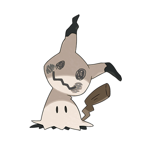 Mimikyu shiny artwork