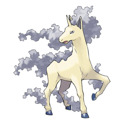 Rapidash shiny artwork