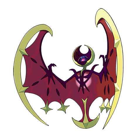 Lunala shiny artwork