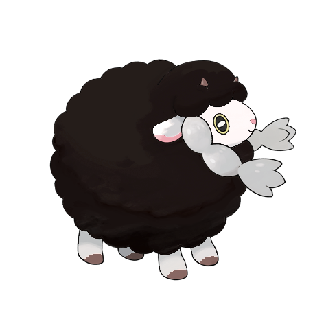 Wooloo shiny artwork