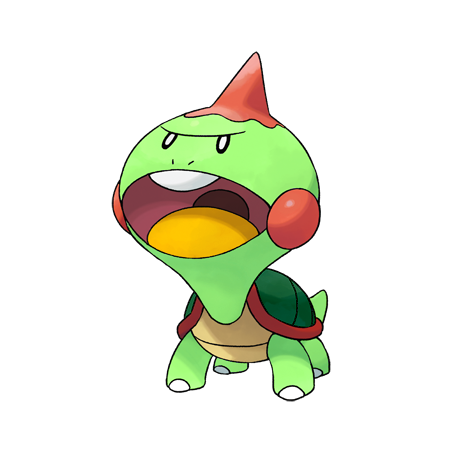 Chewtle shiny artwork