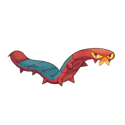 Sizzlipede shiny artwork