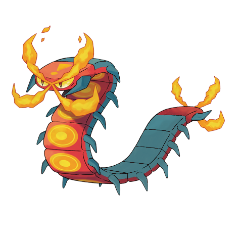 Centiskorch shiny artwork