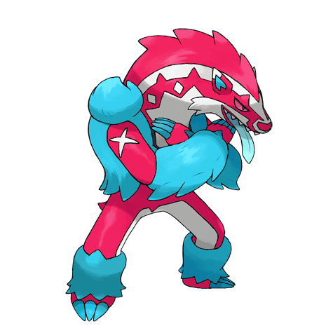 Obstagoon shiny artwork