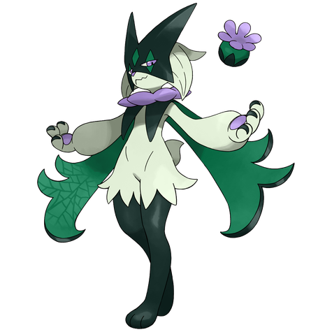 Meowscarada shiny artwork