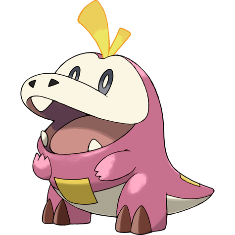 Fuecoco shiny artwork