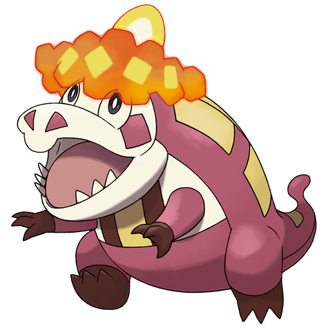 Crocalor shiny artwork